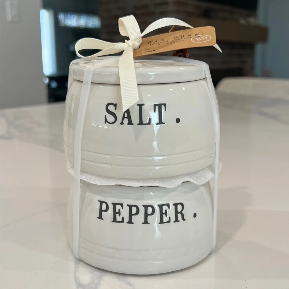 Rae Dunn..SALT. & PEPPER.